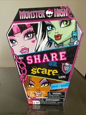 Monster High Share or Scare Party Game